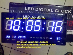 Jam Digital CLOCK JH4622 Warna Biru